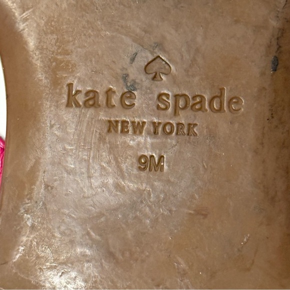 Kate Spade Fuchsia Leather Sandals Women’s Size 9M - Picture 9 of 13